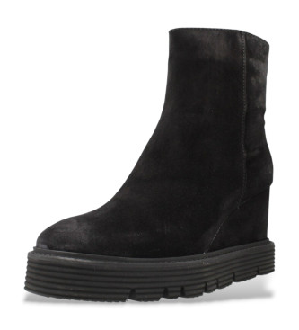 Alpe Bottines en cuir Sidney noir 