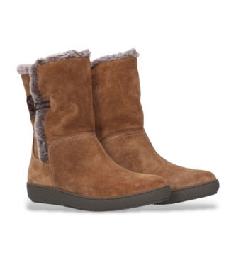 Alpe Bottines en cuir marron Urban