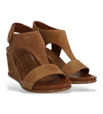 Alpe Zeppe Yara Juliette in pelle marrone