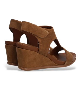 Alpe Zeppe Yara Juliette in pelle marrone