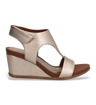 Alpe Yara Juliette Keilabs�tze aus silbernem Leder