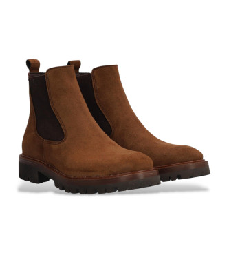 Alpe Militaire Leather Ankle Boots brown