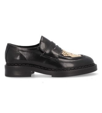 Alpe Chester loafers in black leather