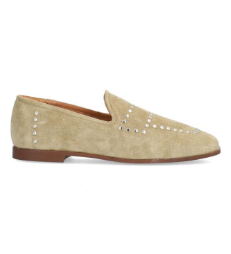 Alpe New Roma beige leather loafers