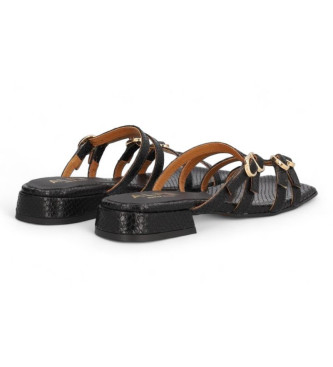 Alpe Peil Saint Tropez black sandals