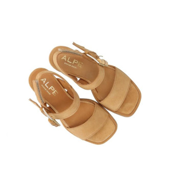 Alpe Chiara leather sandals 11 brown