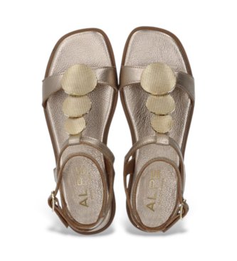 Alpe Zlati usnjeni sandali Sheila Galaxy