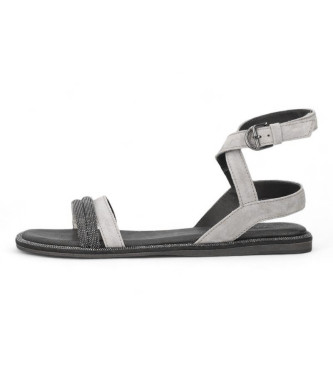 Alpe Ciudadela taupe flat sandals