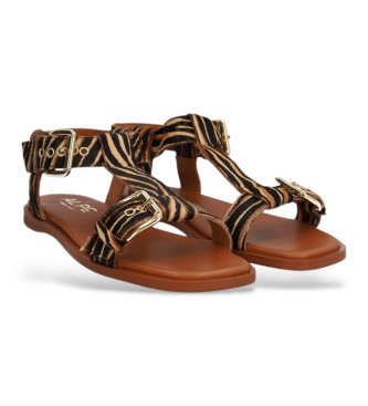 Alpe Sheila animalprint sandals