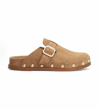 Alpe Brown Alive Clogs