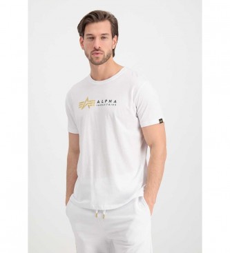 ALPHA INDUSTRIES Alpha Label T-shirt hvid