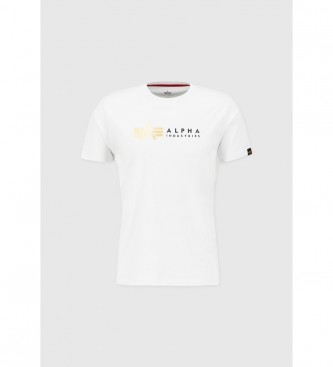 ALPHA INDUSTRIES Maglietta Alpha Label bianca