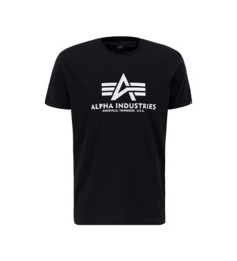 ALPHA INDUSTRIES Basic T-shirt T Carbon schwarz, silber