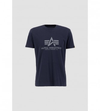 ALPHA INDUSTRIES T-shirt med logo bl