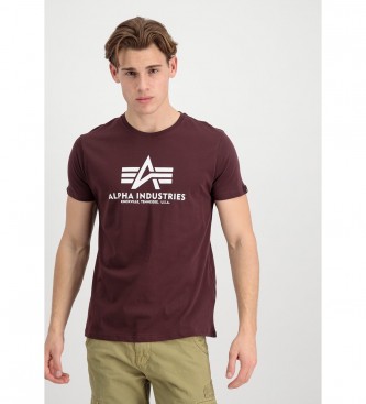 ALPHA INDUSTRIES T-shirt  logo marron
