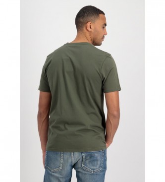 ALPHA INDUSTRIES T-shirt vert avec logo