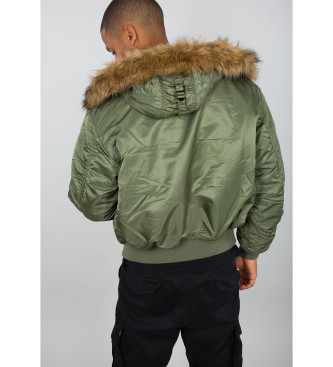 ALPHA INDUSTRIES Casaco 45P com capuz verde