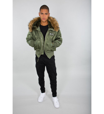 ALPHA INDUSTRIES Veste 45P  capuche verte