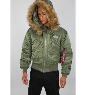 ALPHA INDUSTRIES Veste 45P  capuche verte