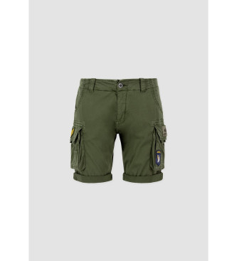 ALPHA INDUSTRIES Crew Patch Shorts green