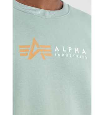 ALPHA INDUSTRIES Alpha Label grn sweatshirt