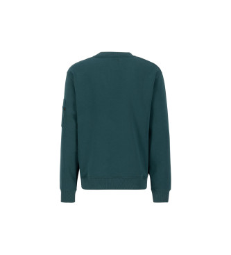 ALPHA INDUSTRIES Alpha Label grnes Sweatshirt