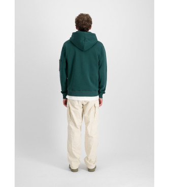 ALPHA INDUSTRIES Alpha Label groen sweatshirt