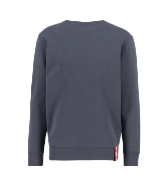 ALPHA INDUSTRIES Felpa basic grigio scuro - ESD Store moda