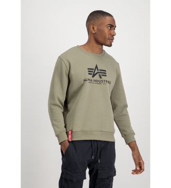 ALPHA INDUSTRIES Felpa basic verde