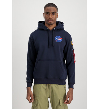 ALPHA INDUSTRIES Felpa spaziale blu scuro