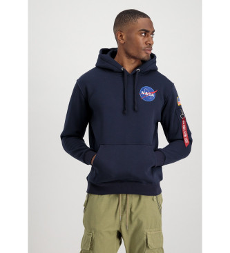 ALPHA INDUSTRIES Felpa spaziale blu scuro