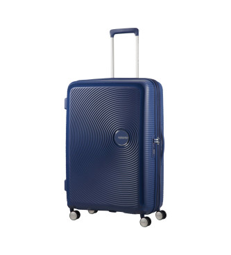 American Tourister Stor Soundbox Spinner Hard Case med marine