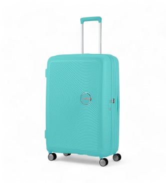 American Tourister Grote turquoise Soundbox koffer