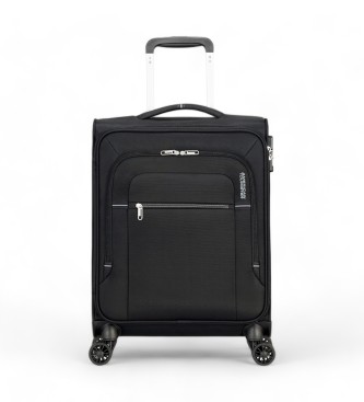 American Tourister Cabin Case Crosstrack Spinner 55/20 mehki kovček črne barve