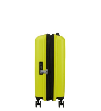 American Tourister Valigia da cabina rigida espandibile Aerostep con capacità fino a 40 L verde