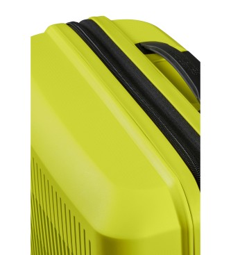American Tourister Valigia da cabina rigida espandibile Aerostep con capacità fino a 40 L verde