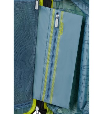 American Tourister Valigia da cabina rigida espandibile Aerostep con capacità fino a 40 L verde