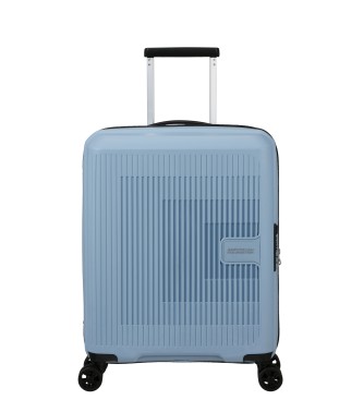 American Tourister Aerostep kabinski kovček s prostornino do 40 L, tog, razširljiv, modre barve
