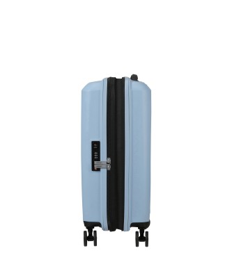 American Tourister Aerostep kabinski kovček s prostornino do 40 L, tog, razširljiv, modre barve