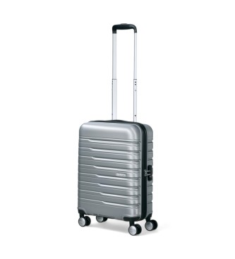 American Tourister Walizka kabinowa Flashline 55 sztywna szara