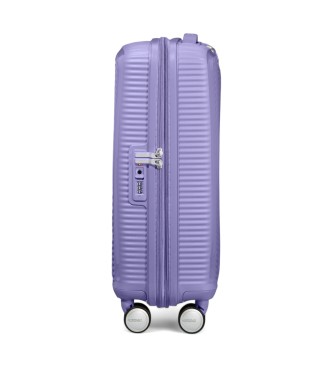 American Tourister Soundbox cabin case rigid purple