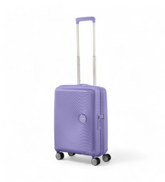 American Tourister Soundbox cabin case rigid purple