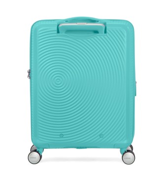 American Tourister Soundbox cabin case turquoise hard case