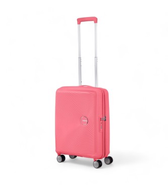 American Tourister Valigia cabina rigida color corallo Soundbox Spinner