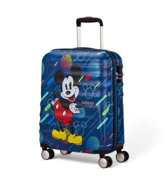 American Tourister Wavebreaker Disneyjev modri kabinski kovček s trdimi stranicami