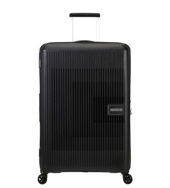 American Tourister Valigia rigida espandibile Aerostep di grandi dimensioni con capacit fino a 109 L nera