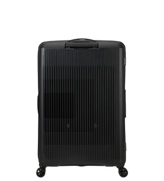 American Tourister Duża rozszerzalna twarda walizka Aerostep o pojemności do 109 l, czarna