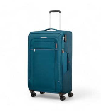 American Tourister Grande valise Crosstrack Spinner bleu