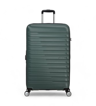 American Tourister Maleta grande Flashline 78 rgida verde