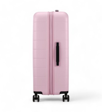 American Tourister Duża walizka Novastream Spinner różowa
